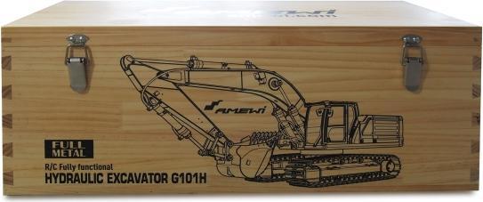 Produktbild Amewi G101H V2 Vollmetall Hydraulikbagger 1:16 RTR petrol (RTR Ready-to-Run)