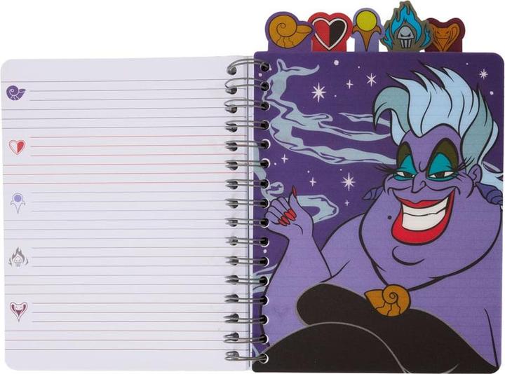 Actual product image Loungefly Disney Villains by Notebook Tab Journal