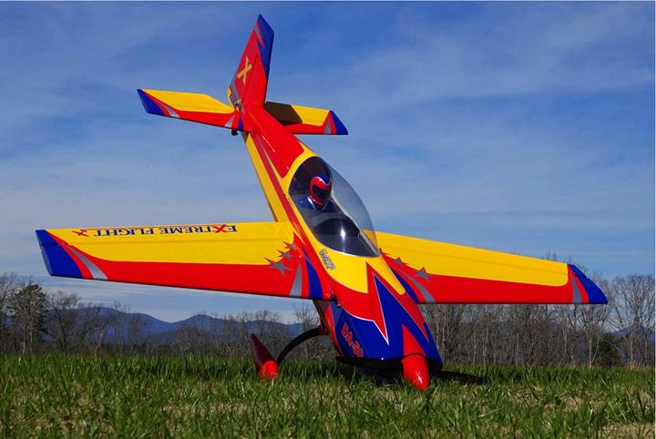 Produktbild Extremeflight-RC extra 300 85" rot / gelb / blau arf verbrenner/elektro version