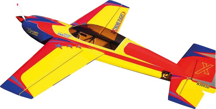 Produktbild Extremeflight-RC extra 300 60" exp v2 plus rot/gelb/weiss arf mit tragflächen-schnellverschluss