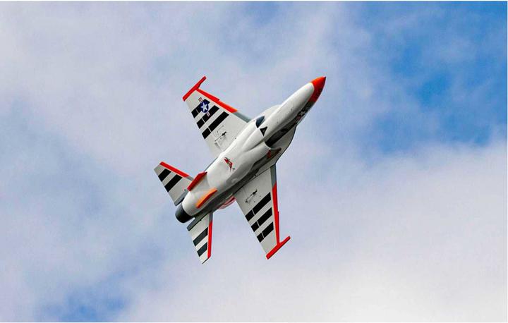 Produktbild Flex Innovations flexjet pro 90mm edf e-impeller jet arf+ mit gfk rumpf und holzflächen
