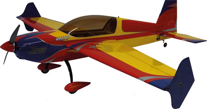Produktbild Extremeflight-RC extra 300 48" v2 plus rot/blau/gelb arf mit tragflächen-schnellverschluss