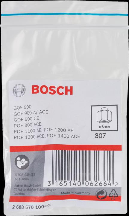 Actual product image Bosch Professional Zubehör Collet, 6 mm, 19 mm