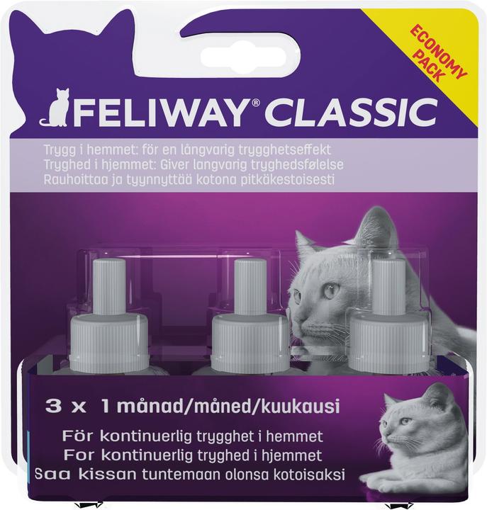 Actual product image Feliway Classic refill for diffuser 3 x 48 ml (274889) (Cat, 48 ml)