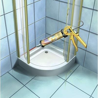 Actual product image Sika Sikasil-C (0.35 kg, Transparent, 300 ml)