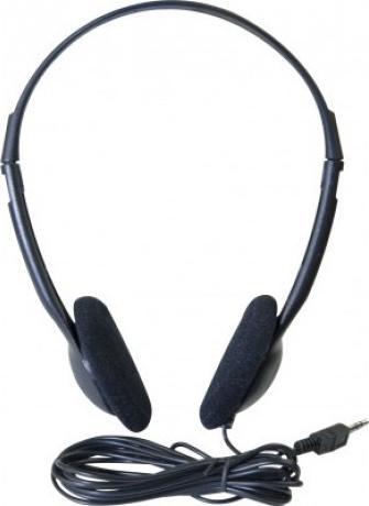 Produktbild Exertis Connect Stereo Headset, schwarz Headset ideal für Multimedia Anwendungen. (Kabelgebunden)