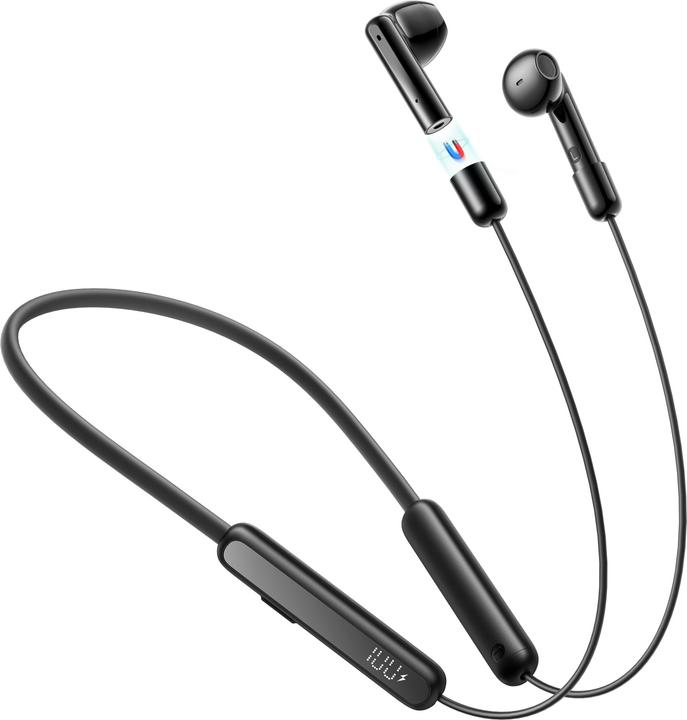 Joyroom DS1 Sport Wireless Neckband Headphones - Black (8 h, Kabellos)