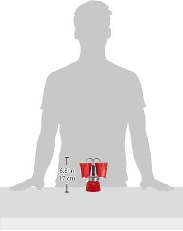 Actual product image Bialetti kawiarka Mini Express czerwona 2tz + 2 filiżanki (2 T.)