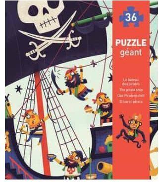 Produktbild Djeco Riesenpuzzle Das Piratenschiff (36 Teile)