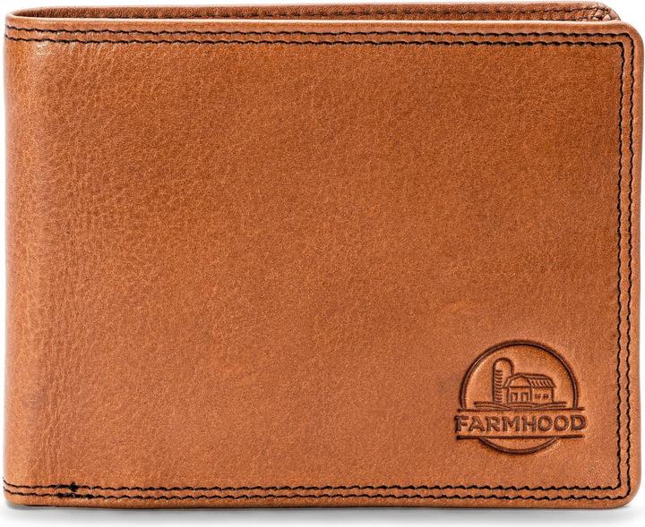 Farmhood Memphis Geldbörse RFID Schutz Leder 12.5 cm