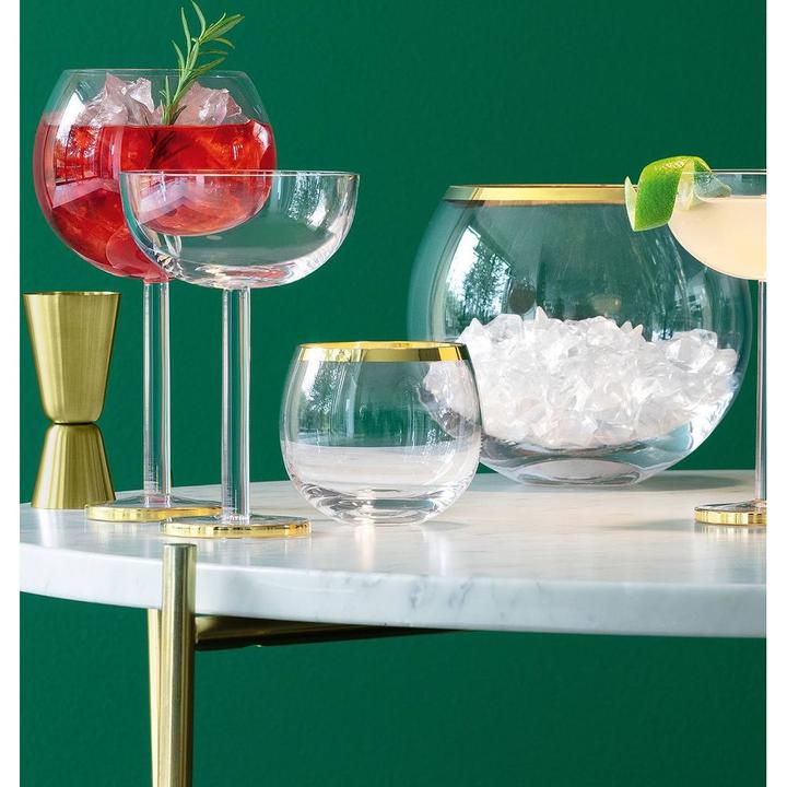 Image du produit LSA 2er Set Luca Coupe Glas 200ml - gold (2 dl, 1 x, Verres à apéritif)