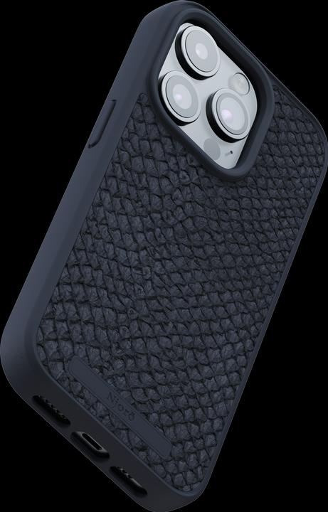 Immagine prodotto Njord Custodia rigida per Magsafe in pelle Salm.Leather Nero (Apple iPhone 15 Pro)