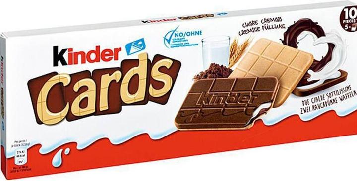 Actual product image Kinder Cards (128 g)