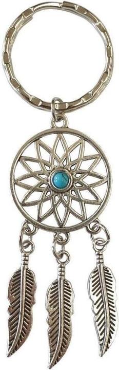 Actual product image Saraswati Dreamcatcher" keyring pendant