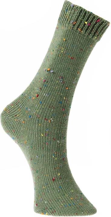Produktbild Rico Design Wolle Soft Tweed für Socken 4-fädig, 100 g, Olivgrün (375 m)