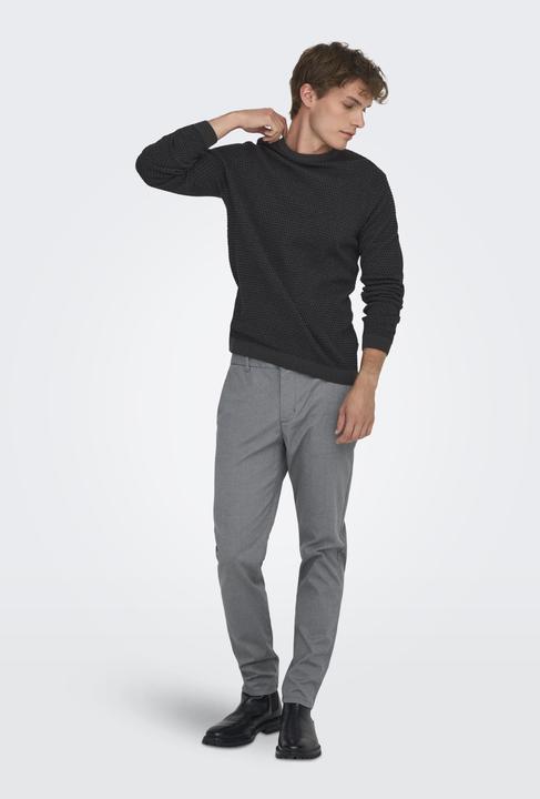 Produktbild Only & Sons Rundhalsausschnitt Pullover Strickpullover (L)