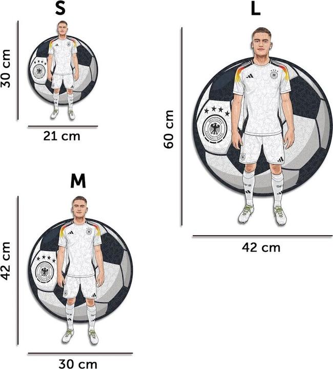 Produktbild Iconic Florian Wirz (Deutsche Nationalmannschaft) - Holz Puzzle Grösse S (150 Teile) (150 Teile)