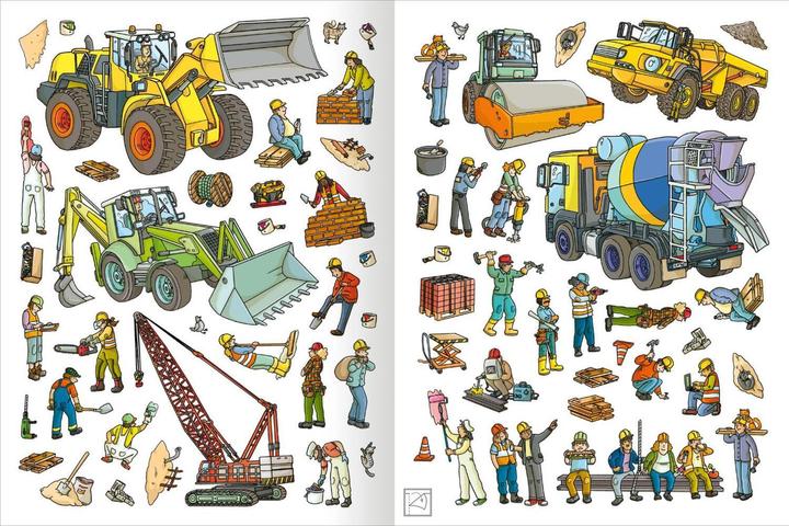 Actual product image My XL sticker poster construction site