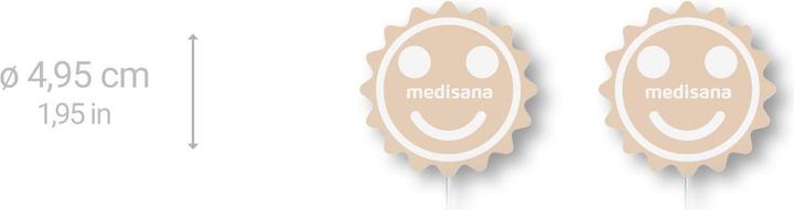 Medisana Pads/Elektroden für TT 250 (4 Stück klein)