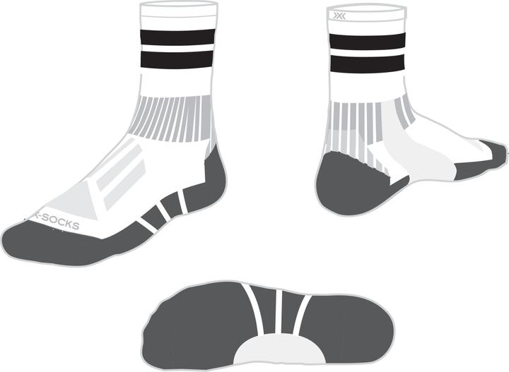 X-Socks Core Natural Graphics Crew (42 - 44)