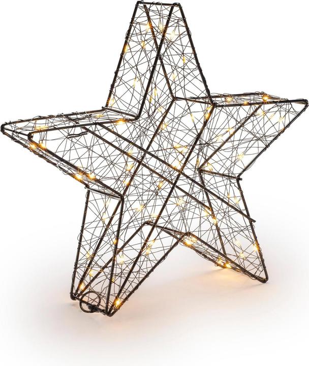 STT Table Decoration 3D Star Nero M, 28 cm
