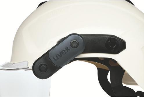 Actual product image Uvex Safety Visor uvex pronamic with chin guard 9916001 colourless (Hearing protection replacement pads)