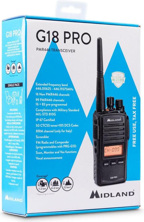 Image du produit Midland G18 Pro (12 km)