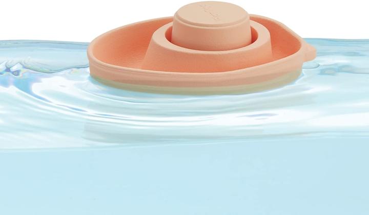 Actual product image Plantoys Convertible boat pastel orange rubber