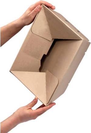 Actual product image Colompac Box lightning bottom brown (30.5 x 21.5 cm, 1 x)