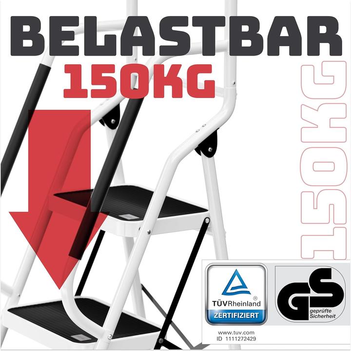 Produktbild Stackmeister Sicherheitsleiter (Trittleiter, 70 cm)