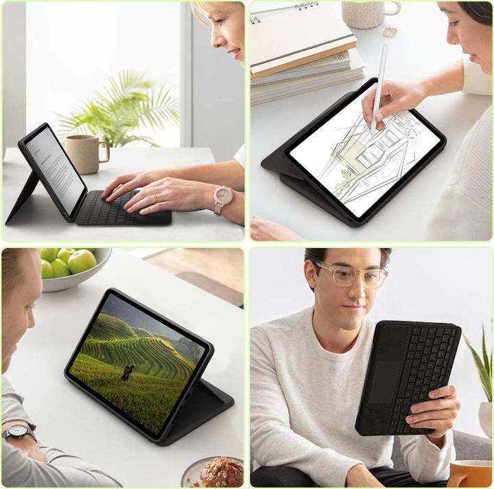 Actual product image Gecko Covers APPLE IPAD 10.2 (2022) KEYBOARD (iPad 2021 (9th Gen), iPad 2019 (7th gene), iPad 2020 (8. Gen))