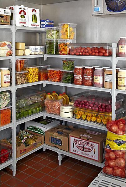 Produktbild Cambro Kunststoff-Steckregalsystem Premium, FB-BxT 600x500 mm, GR, B 670 mm, glatt