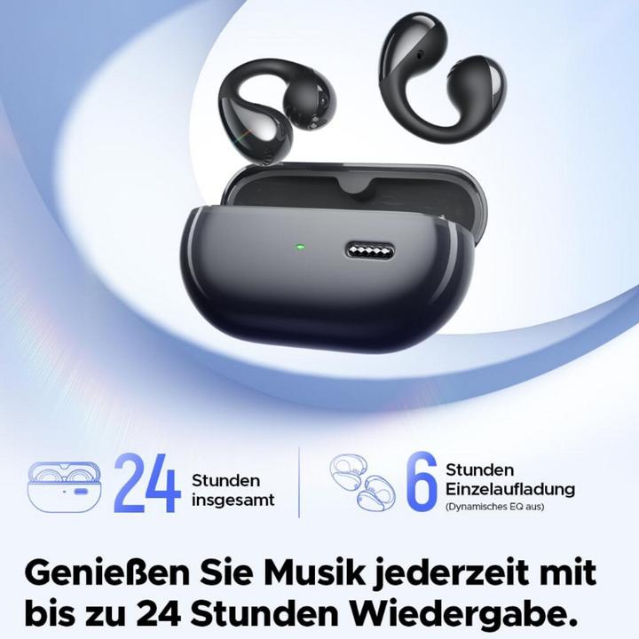 Actual product image Soundpeats PearlClip Pro TWS schwarz