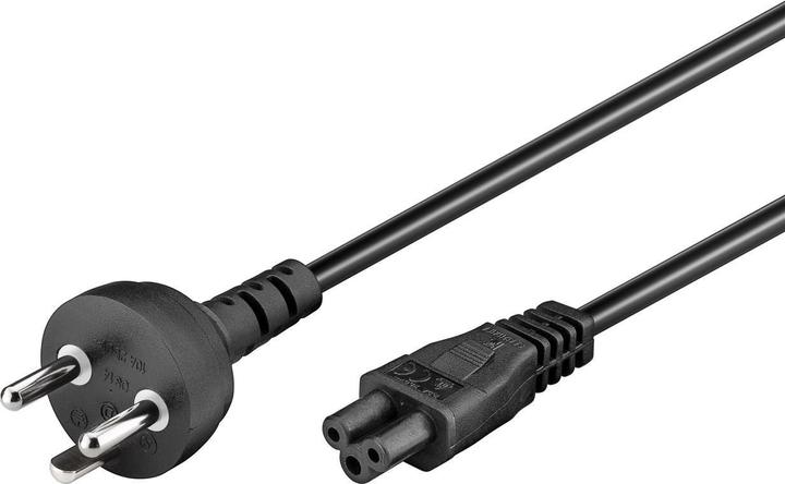 Actual product image Goobay power supply cable Denmark, 2 m, black (2 m)
