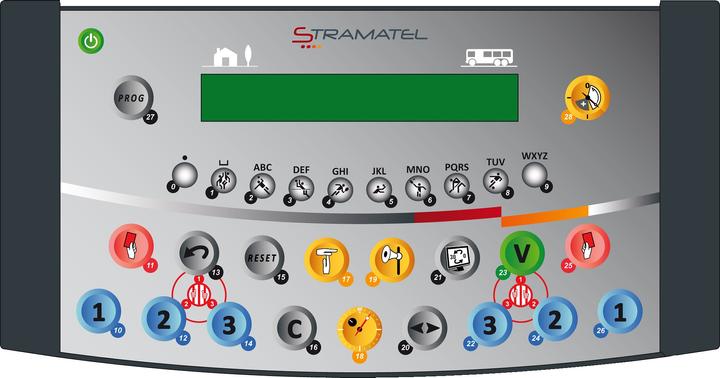 Produktbild Stramatel Anzeigetafel 452 MS 7100