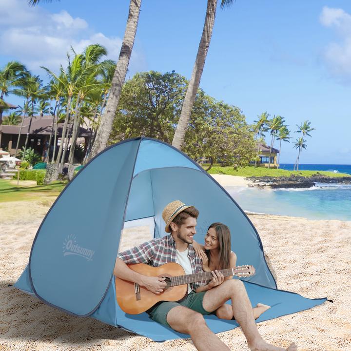 Produktbild Outsunny Pop-Up Zelt für 2 Personen (Wurfzelt, 0.80 kg, 2 Personen)