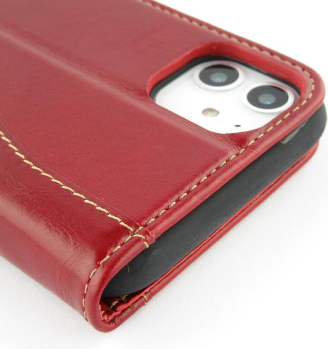 Actual product image Fierre Shann Fourre Flip cuir véritable (Apple iPhone 11)