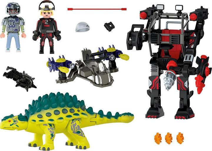 Image du produit Playmobil Saichania : Défense du coureur de combat (70626, Dinosaures Playmobil)