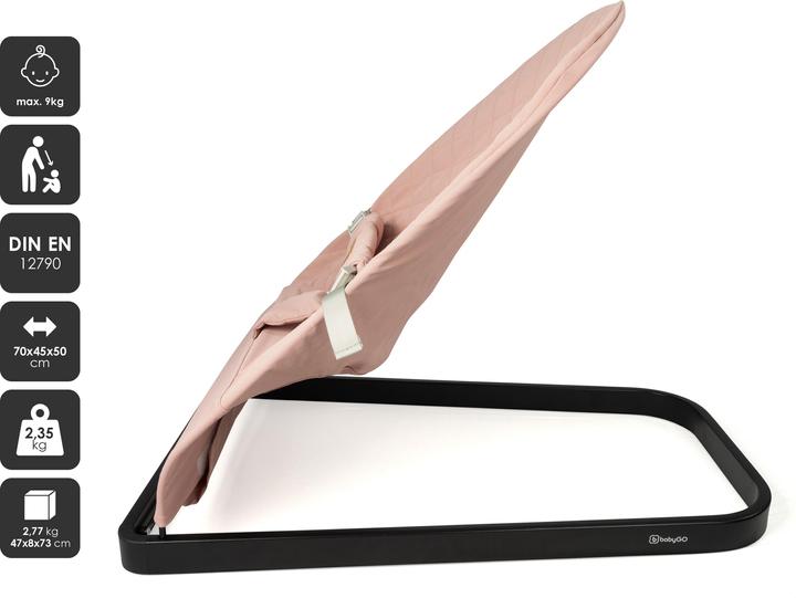 Actual product image BabyGo Bouncer Comfort rose