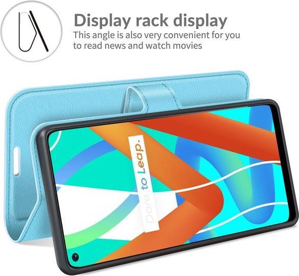 Actual product image MU Classic Litchi leather (Realme 8 5G)