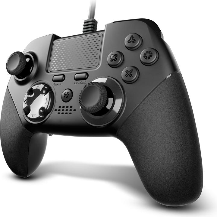 Immagine prodotto Krom Kaiser Black Gamepad USB analogico/digitale per PC (PC, PS3, PS4)