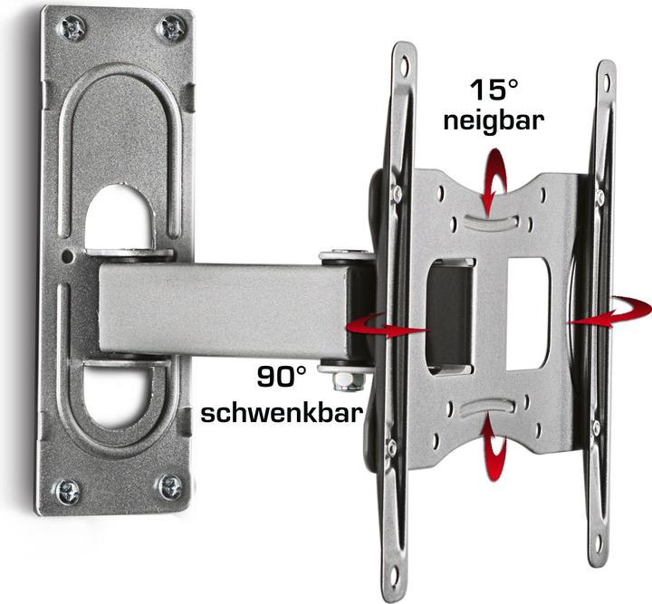 Produktbild VCM TV VESA Wandhalterung neigbar schwenkar FS2 (Wand, 37", 15 kg)