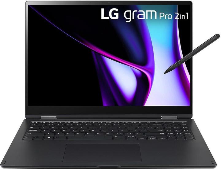 Immagine prodotto LG Tablet da 16" 16T90SP-K 2in1 Core i7 16GB 1TB W11H (16", Intel Core Ultra 7 155H, 16 GB, 1000 GB, DE)