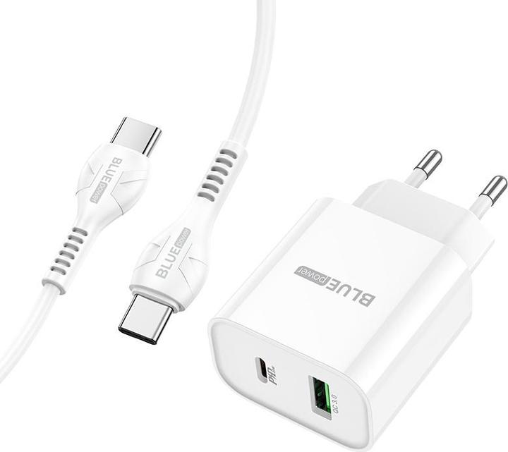 Image du produit Blue Power BCC80A Rapido, PD QC3 20W avec câble USB-C (20 W)