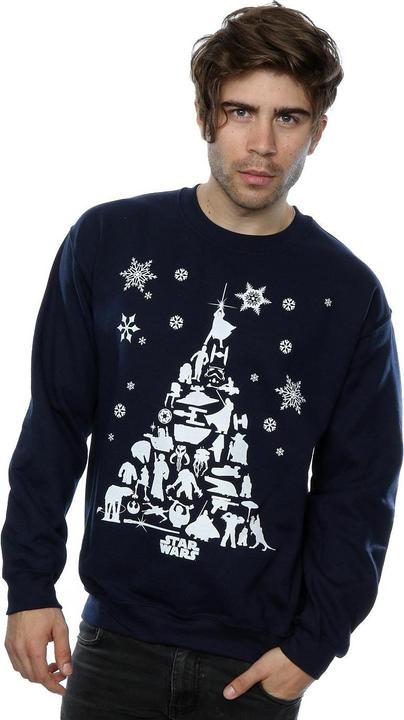 Immagine prodotto Star Wars Christmas Tree Felpa Uomo (3XL)