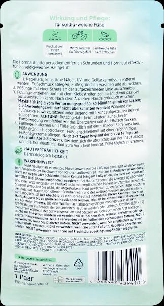 Valori nutrizionali e ingredienti dm Balea Calzini con maschera per i piedi (Maschera del piede)