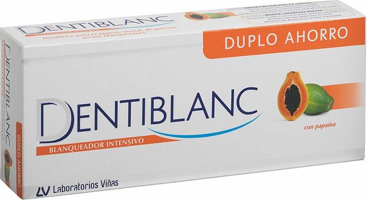 Produktbild Laboratorios Viñas Dentiblanc Blanqueador Intensivo Pasta Dental Duplo 100 Ml 2 U (200 ml)