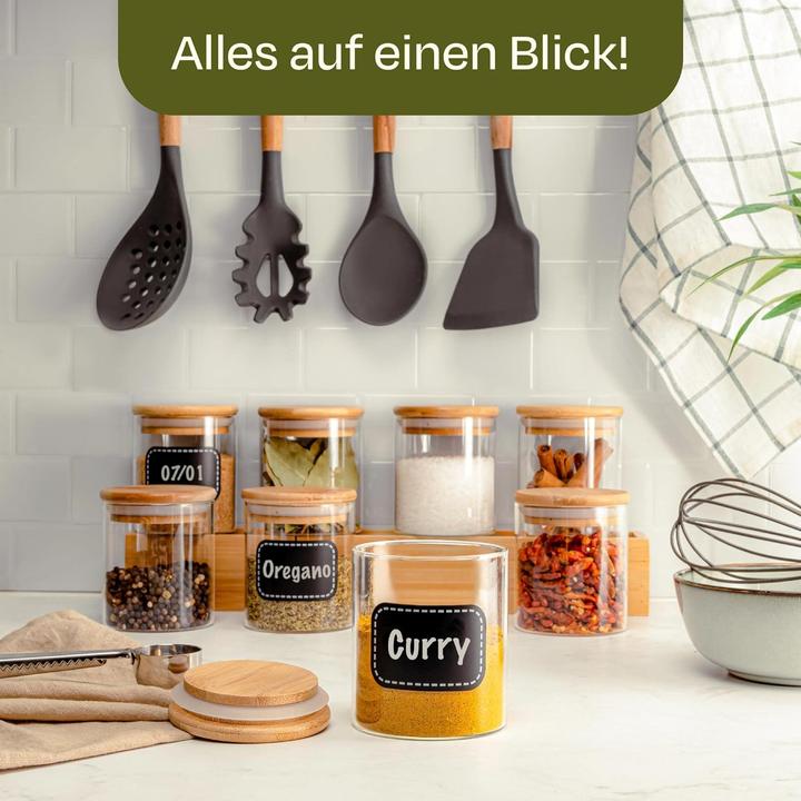 Actual product image Praknu Gewürzgläser Set (0.25 l)