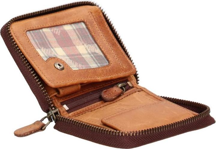 Produktbild Hill Burry Herren Geldbörse Aus Echtleder - Modell Bastian Nova - Mit Reissverschluss - 11.0 X 7.5 X 3.0 Cm