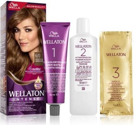 Immagine prodotto Wella Wellaton Colore Permanente Intenso per Capelli con Olio di Argan - 6/0 Biondo Scuro, 1 pezzo (6/0 biondo scuro)